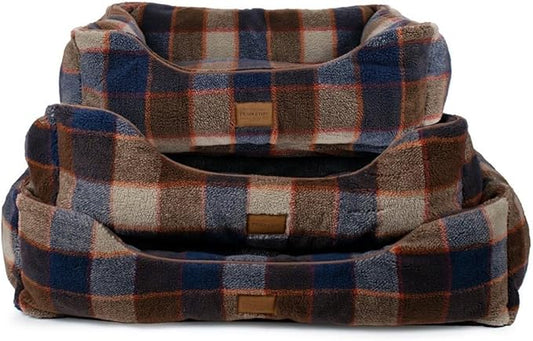 Pendleton Berber Kuddler Dog Bed - Mountain Plaid, M