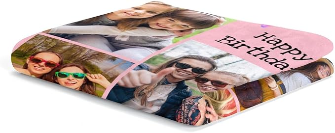 Personalized Birthday Gifts for Women, Custom Blanket with Photo, Customized Blanket, Personalized Picture Blankets, Customizable Blankets, Custom Photo Gifts for Best Friend