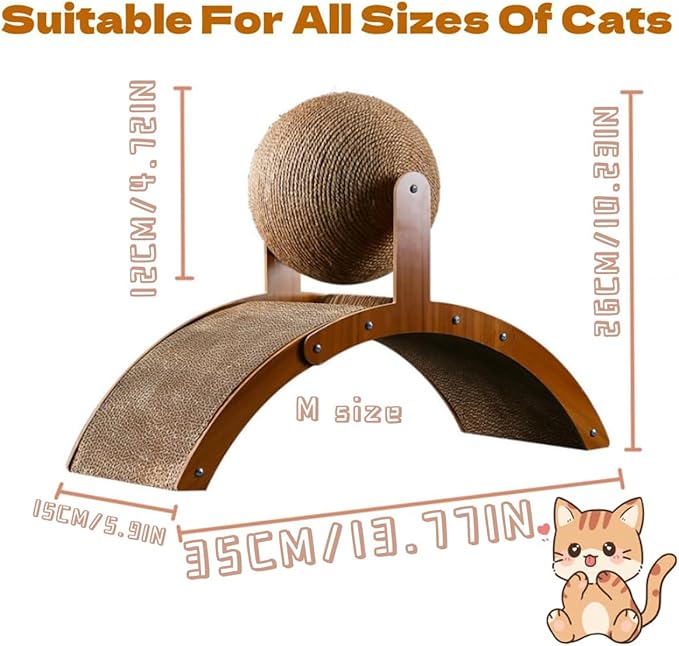Scratch pad for Cats，cat Scratching Post，Cardboard cat Scratcher，Kitten Scratcher，sisal cat Scratching Board，cat Scratch pad-FANJUN-AMTECH