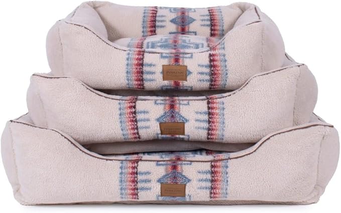 Pendleton Berber Kuddler Dog Bed - Harding Rosewood, XL