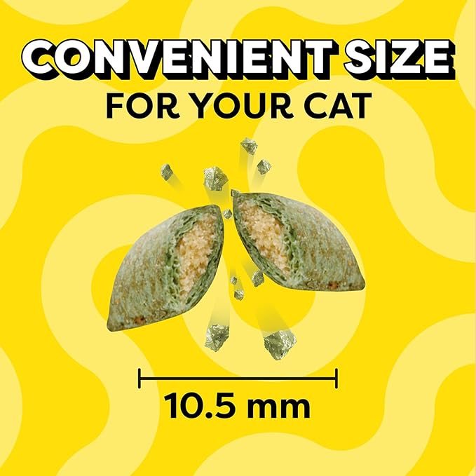 Temptations Classic Crunchy and Soft Cat Treats Blissful Catnip Flavor, 3 oz. Pouch (Pack of 12)