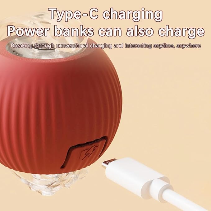 Interactive Cat Toy,Electric Dog BallToy,Cat Toys for Indoor Cats,Chewie Viral Dog Ball,Adjustable Sports Rolling Toy,Electric Rolling Ball Christmas Birthday Gift for Pets.(Green)