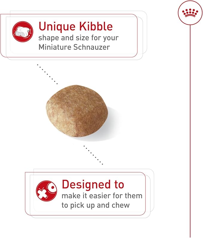 Royal Canin Miniature Schnauzer Adult Breed Specific Dry Dog Food, 10 lb Bag