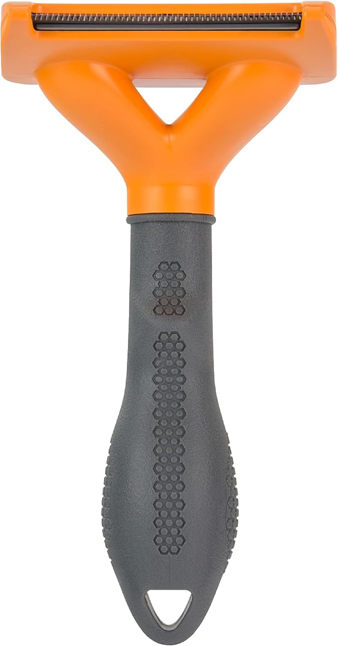 FURminator Medium Dog Undercoat deShedding Tool, Long Hair, Reduces Loose Hair from Shedding