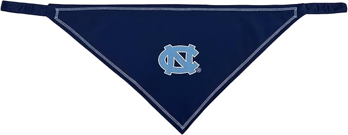 Pets First NCAA North Carolina Tar Heels TIE Bandana, Size Large/X-Large. Dog Bandana Scarf Bib for Pet Cat Dog. The Ultimate Game-Day, Party Bandana