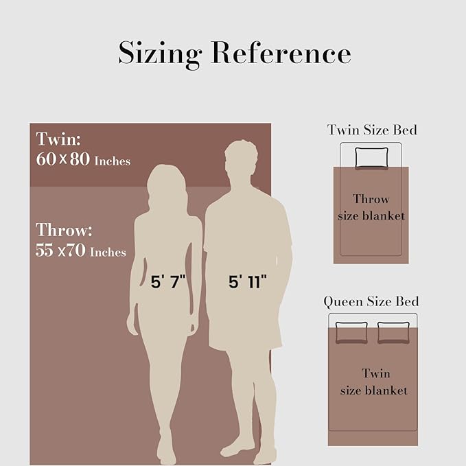 Amélie Home Faux Fur Throw Blanket for Couch, Ultra Cozy Fuzzy Fluffy Fur Luxurious Soft Striped Plush Gift Blankets for Family Sofa Chair Bedroom, 60"x80", Cationic Fox Brown