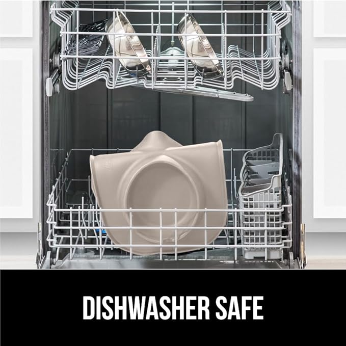 GORILLA GRIP Feeding Mat Set, 4 Cup, Patent Pending 100% Waterproof BPA Free Silicone, Stainless Steel Cat and Dog Bowls, Slip Resistant, High Edges Catch Water Food, US Designed Pet Accessories Beige