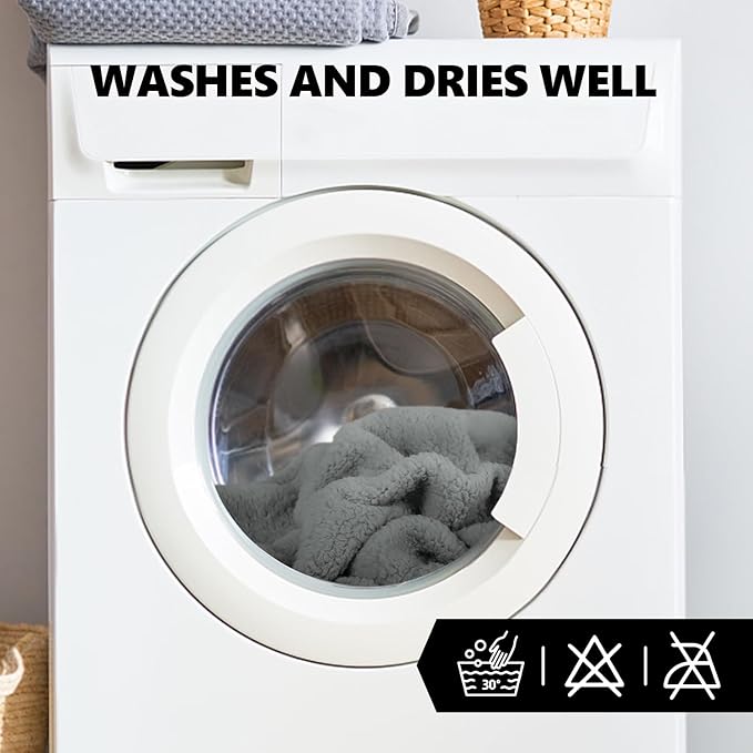 FurryBaby 1 Pack 2 Pet Blankets for Small Dogs and Cats - Super Soft Premium Sherpa, Washable Fleece Dog and Cat Blankets (24"x32", Grey)