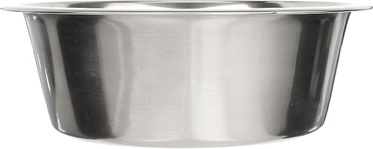 Neater Pet Brands 16 Cup (128 oz.) Stainless Steel Dog Bowls, 1 Single Large Dog Water Bowl or Food Bowl for Indoors or Outdoors, Metal Bowls for Large Breed, Dishwasher Safe Dish for Extra Big Dogs
