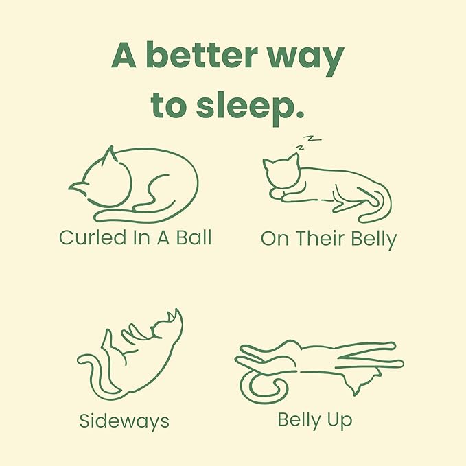 CATTASAURUS Peekaboo Cat Cave for Multiple & Large Cats Up to 30-45 Lbs, Fluffy Cat Beds & Furniture, Scratch Detachable & Washable Tunnel Bed, Comfy Donut Bed (Ruby Snowball, Large (Calming))