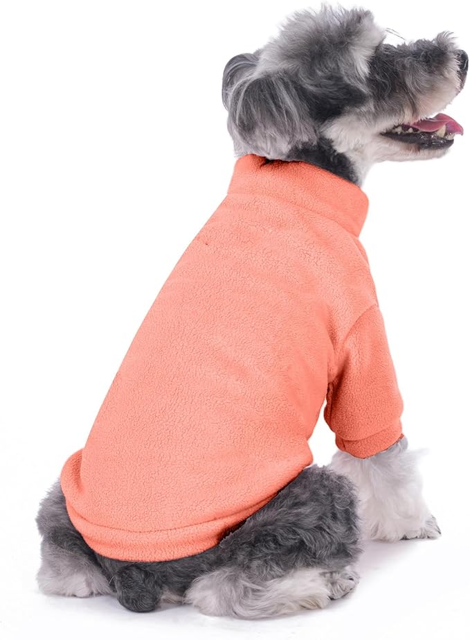 Dog Sweater, 3 Pack Dog Sweaters for Small Dogs Girl Boy, Ultra Soft Warm Puppy Clothes Dog Coat for Winter (Rose+Lt Pink+Lt Purple, Medium)