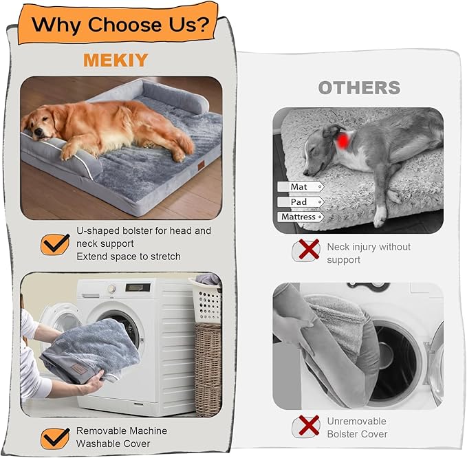 Small Dog Bed and Cat Sofa Waterproof Orthopedic Dog Beds for Small Dogs Cat Bed Comfy Pet Couch Sofa Beds with Washable Removable Cover & Non-Slip Bottom