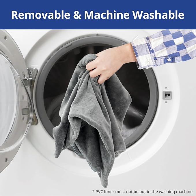 NICREW Pet Heating Pad for Dogs and Cats, Heated Dog Bed with Steel-Wrapped Cord and Soft Fleece Cover, 27.5 x 15.7 Inch, 50 Watts