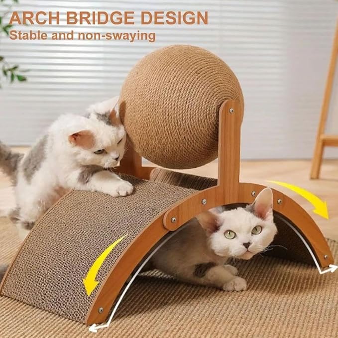 Scratch pad for Cats，cat Scratching Post，Cardboard cat Scratcher，Kitten Scratcher，sisal cat Scratching Board，cat Scratch pad-FANJUN-AMTECH