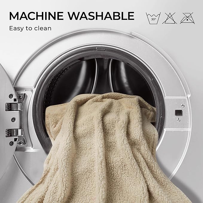 Luciphia Premium Fleece Pet Blanket for Small Medium Dogs Puppy Soft Sherpa Calming Cat Throw Blankets(Beige,41x31 inches)