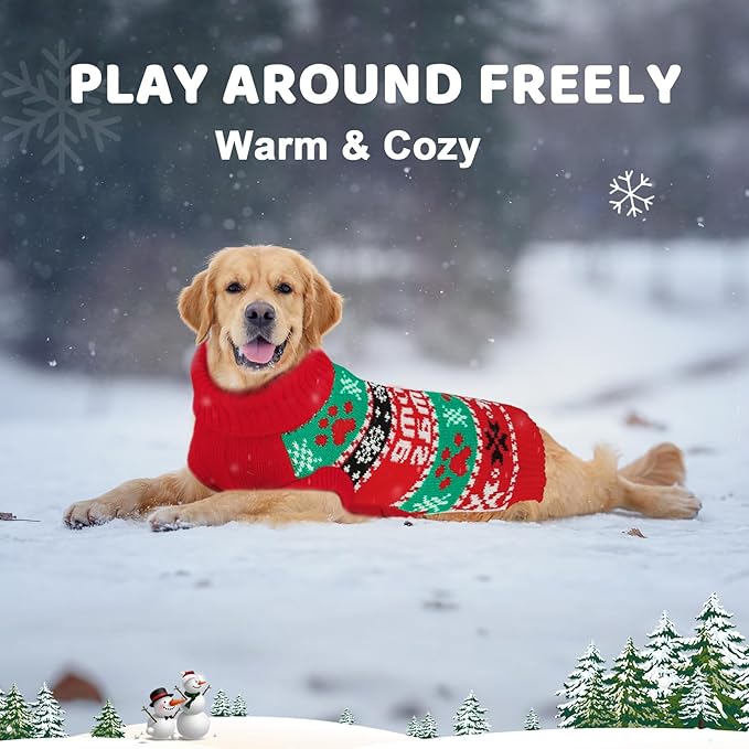 Dog Sweater Small Winter Clothes Sweaters pet Warm Puppy Medium Fleece Soft Turtleneck Pullover Large Girl Frenchie Clothes Puppy Clothes for Small Dogs Girl