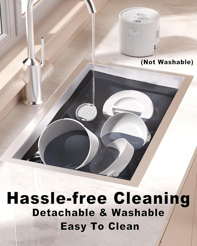 Automatic Dual Cats Feeder for 2 Cats,6 Meals/Day,12 Portions/Meal,Dual Power Auto Pet Feeder Dry Food Dispenser,Flexible Schedule Timer 10S Voice Record (White, ABS Dual Bowls)