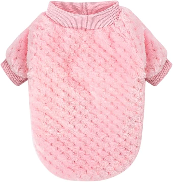 Dog Sweater, Dog Sweaters for Small Dogs, 2, 3 Pack Warm Soft Pet Clothes for Puppy, Medium Large Cat, Dogs Girl or Boy, Dog Shirt for Winter Christmas (Pink+Purple+Red, X-Large)