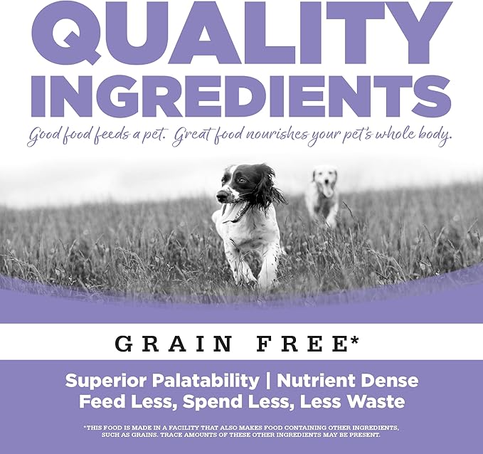 NutriSource Grain Free Dry Puppy Food for Small and Medium Breeds, Turkey, Whitefish and Menhaden Fish Meal, 12LB