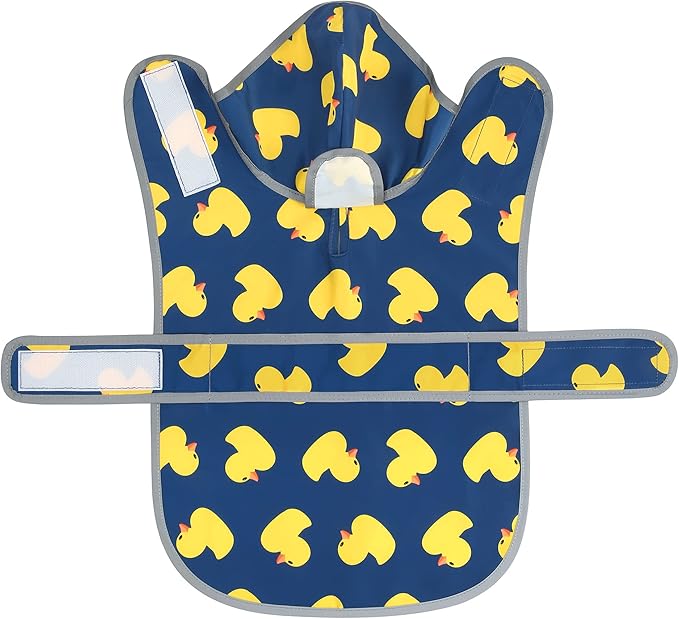 Dog Raincoat Hooded,Waterproof Rain Coat for Dogs with Adjustable Belly Strap,Reflective Strips, Lightweight Slicker Poncho Rain Jacket for Small Medium Large Dogs