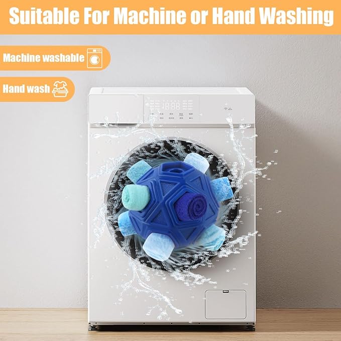 Dog Snuffle Ball-Interactive Puzzle Dog Toys Encourage Natural Foraging Skills Slow Feeder for Training and Stress Relief, Cloth Strip Hiding Food Chew Toys for Any Size Dogs