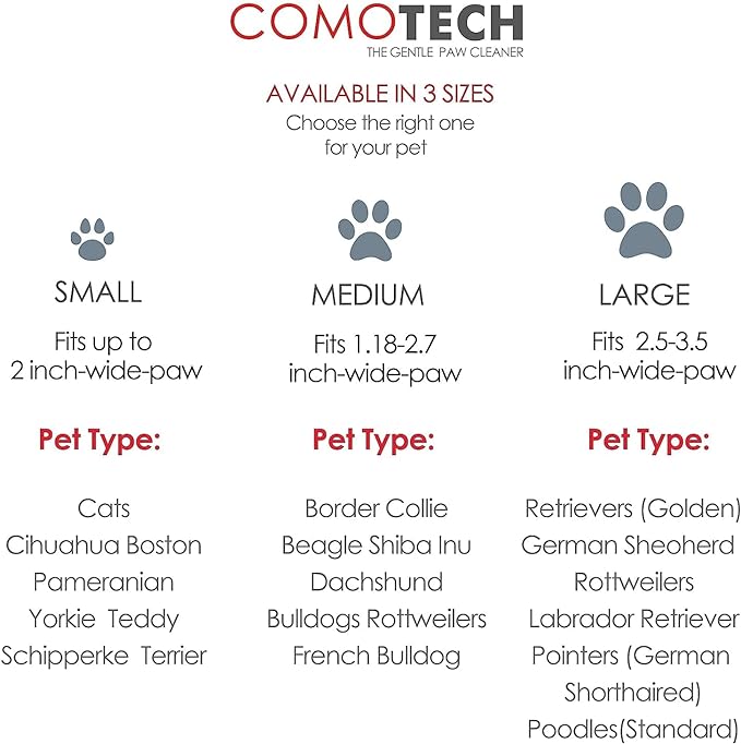 Dog Paw Cleaner, Dog Paw Washer, Paw Muddy Paw Cleaner, Pet Foot Cleaner for Small Medium Large Breed Dogs/Cats (with 3 absorbent towel)