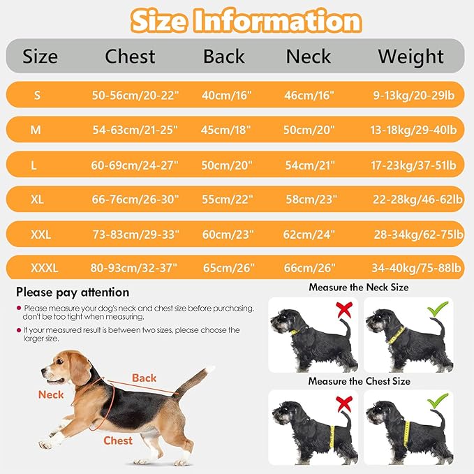 LIANZIMAU Waterproof Dog Raincoat 4 Legs with Leash Hook Reflective Adjustable Belly Strap Clear Hood Lightweight Polyester for Small Medium Large Dogs