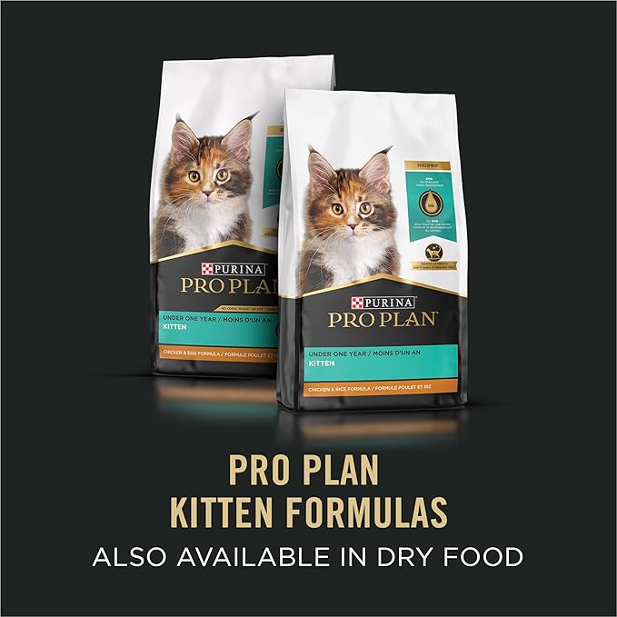 Purina Pro Plan Pate, High Protein Wet Kitten Food, DEVELOPMENT Chicken & Liver Entree - (Pack of 24) 3 oz. Pull-Top Cans