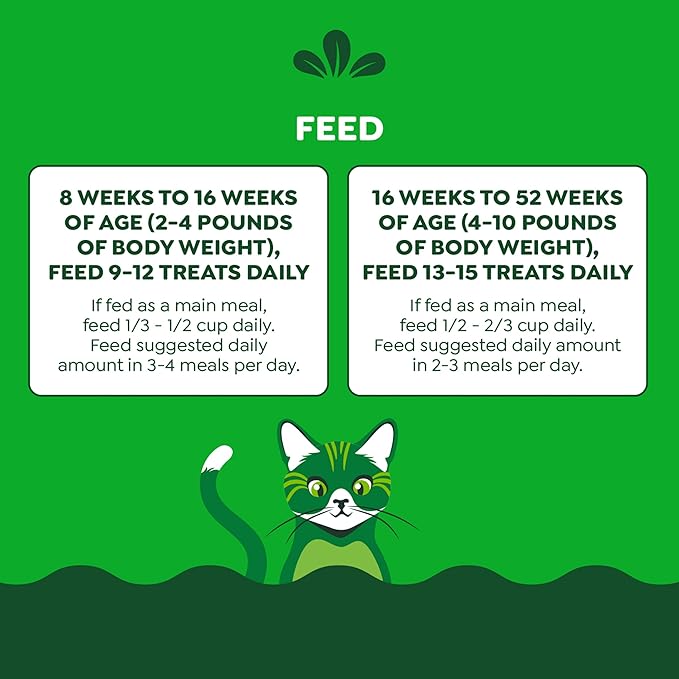 Greenies Feline Smartbites Healthy Kitten Treats, Chicken Flavor, 2.1 oz Pack