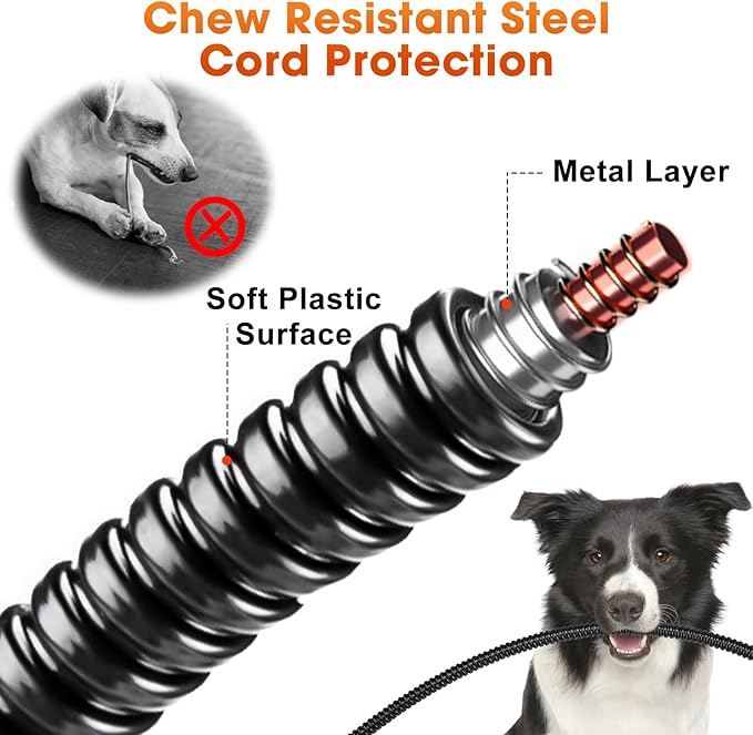 GASUR Heated Dog Bed, Waterproof Cat Heating Pad with Timer Temperature Adjustable, Indoor Heated Electric Pet Bed for Cats Dogs, Auto Power-Off, Anti-bite Pet Heated Pad, 28''x16'', Medium