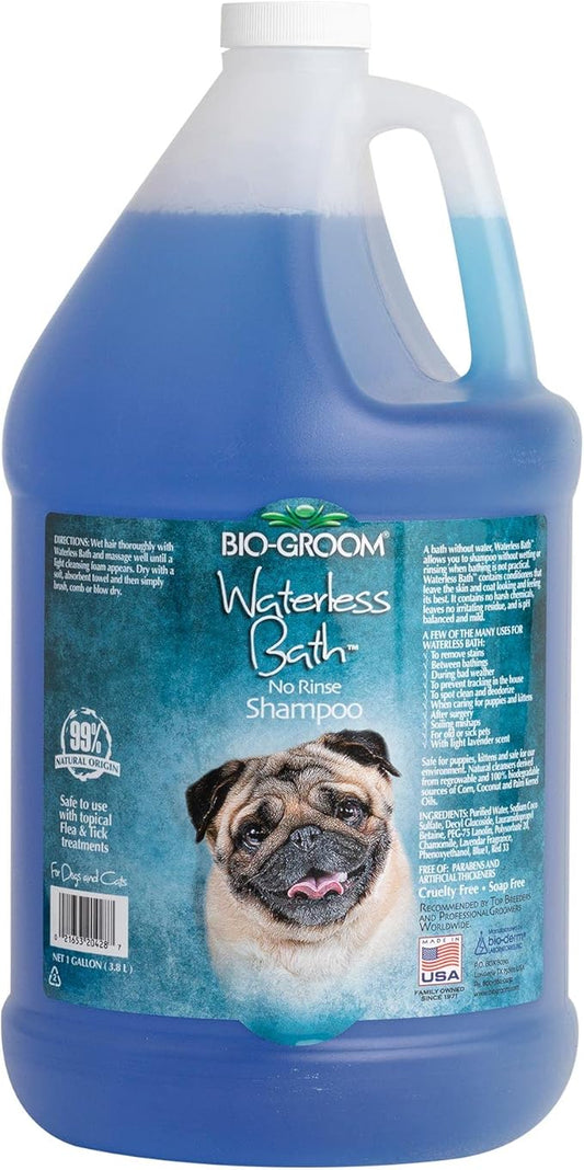 Bio-Groom Waterless Dog Shampoo - Tearless, No-Rinse, Dog Bathing Supplies, Puppy Wash, Cat & Dog Grooming Supplies, Cruelty-Free, Made in USA, Dry Shampoo Spray, Dog Products - 1 Gallon