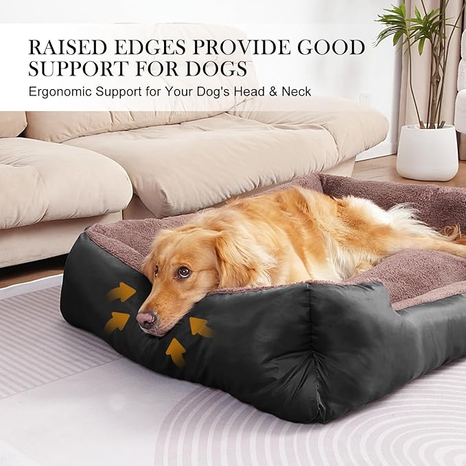 Dog Beds for Medium Dogs, Medium Dog Bed, Warming Soft Durable Pet Bed with Anti-Slip Bottom