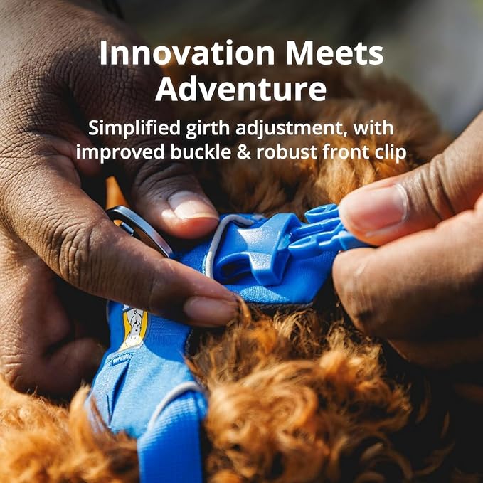 Ruffwear, Front Range Dog Harness, Reflective Soft Padded Everyday Harness with Dual Leash Clips, Adjustable and Lightweight Fit for Training or Walking for All Dogs, Red Canyon, Large/X-Large