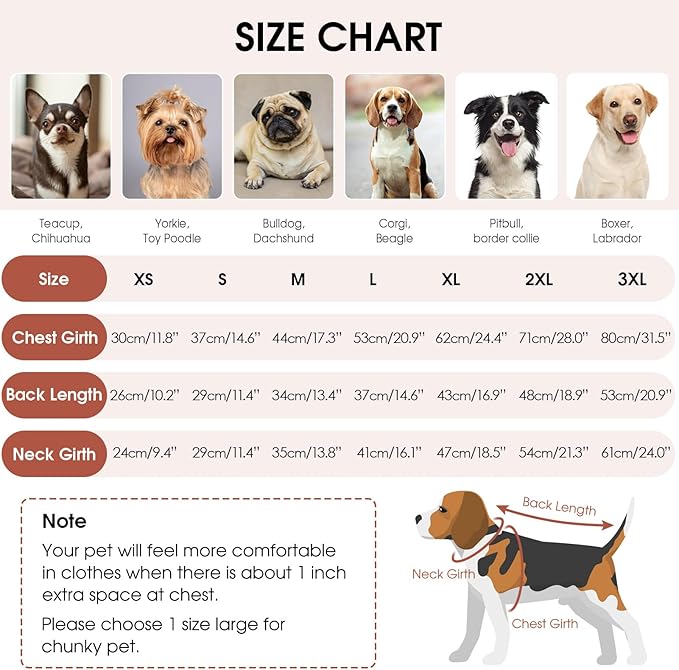 Queenmore Large Dog Sweater, Plaid Dog Sweaters for Large Dogs, Turtleneck Pet KintSweater with Check Pattern, Long Sleeve Holiday Pet Knitwear, Solid, Saddle Brown L