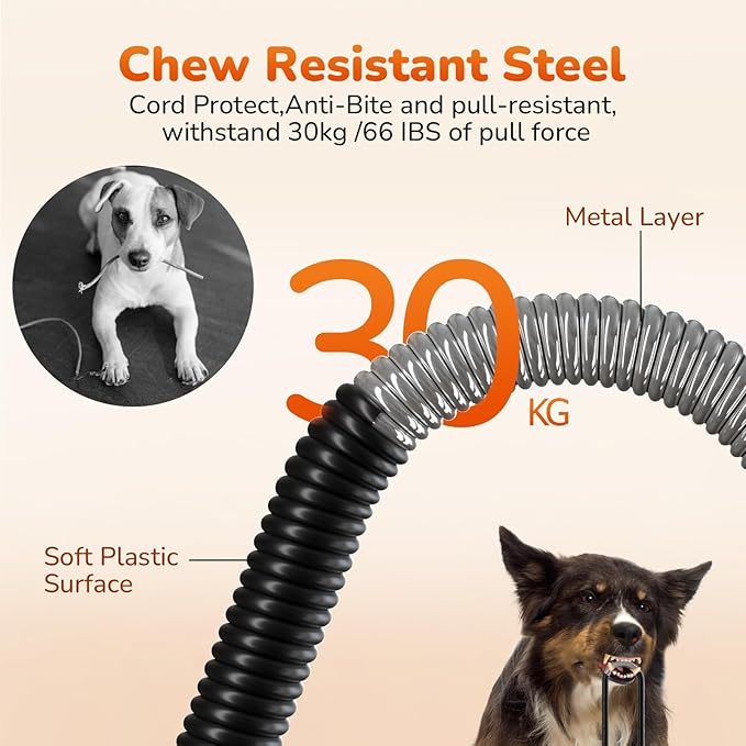 Pecute Pet Heating Pad, Large Dog Heating Pad with Chew Resistant Cord, Waterproof Layer, Warming Cat Heating Pad, Indoor Pet Heating Pads for Dogs Cats, Auto Temperature Control, with Washable Cover