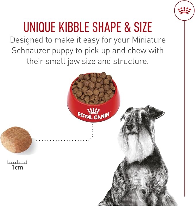 Royal Canin Miniature Schnauzer Adult Breed Specific Dry Dog Food, 10 lb Bag