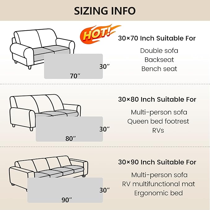 gogobunny 3X Stronger Waterproof Pet Blanket, Scratch Proof Furniture Protector for Dogs Cats, Reversible Cover 30x90 Inch, Dark Stone