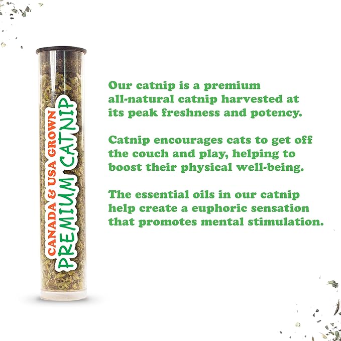 Meowijuana Rainbow Bundle | Get Kickin' Refillable Rainbow Toy and Cloud 9 Catnip Blend | Promotes Play and Cat Health | Includes North American Organic Catnip