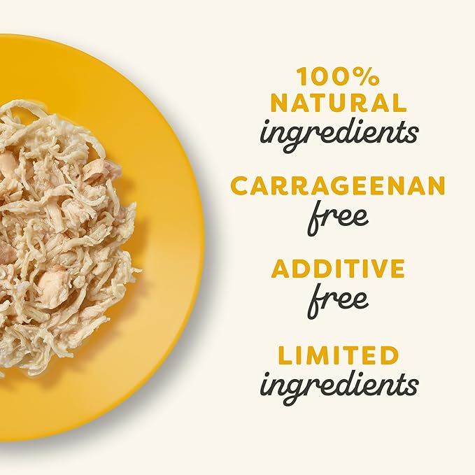 Applaws Natural Wet Cat Food in Broth, Limited and Natural Ingredients, High Protein with No Artificial Additives, Variety Chicken Selection in Broth (16 x 2.12 oz Easy-Open Cups)