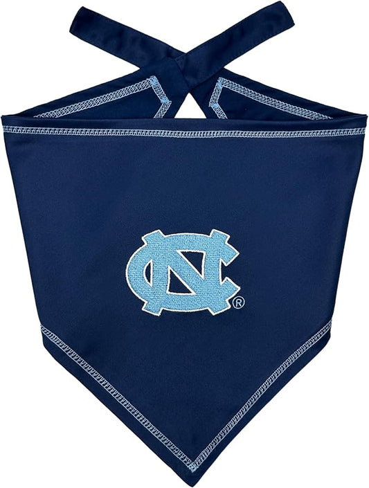 Pets First NCAA North Carolina Tar Heels TIE Bandana, Size Small/Medium. Dog Bandana Scarf Bib for Pet Cat Dog. The Ultimate Game-Day, Party Bandana
