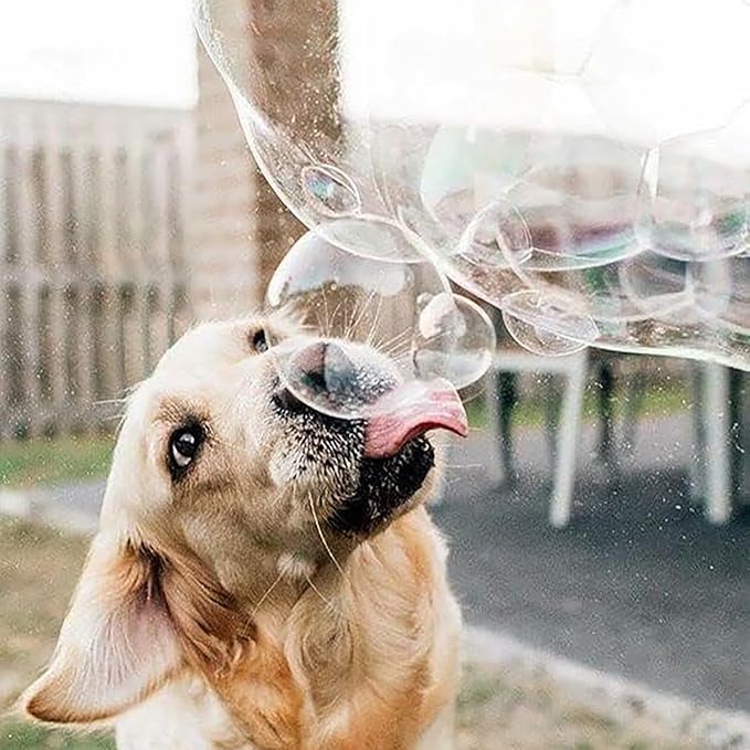 Puppy Love Bubbles, Peanut Butter & Bacon Scented Bubbles 4oz. Bottle-2 Pack Combo (1 Peanut Butter/1 Bacon) for Dogs