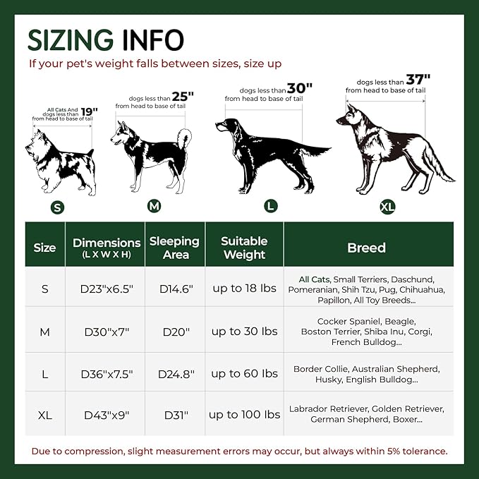 BALANCE Luxury Donut Dog Bed, 43 Inches Round Dog Beds Large Sized Dogs Washable, Orthopedic Calming Dogs Bed for Pets with Anti-Slip Bottom, Oatmeal