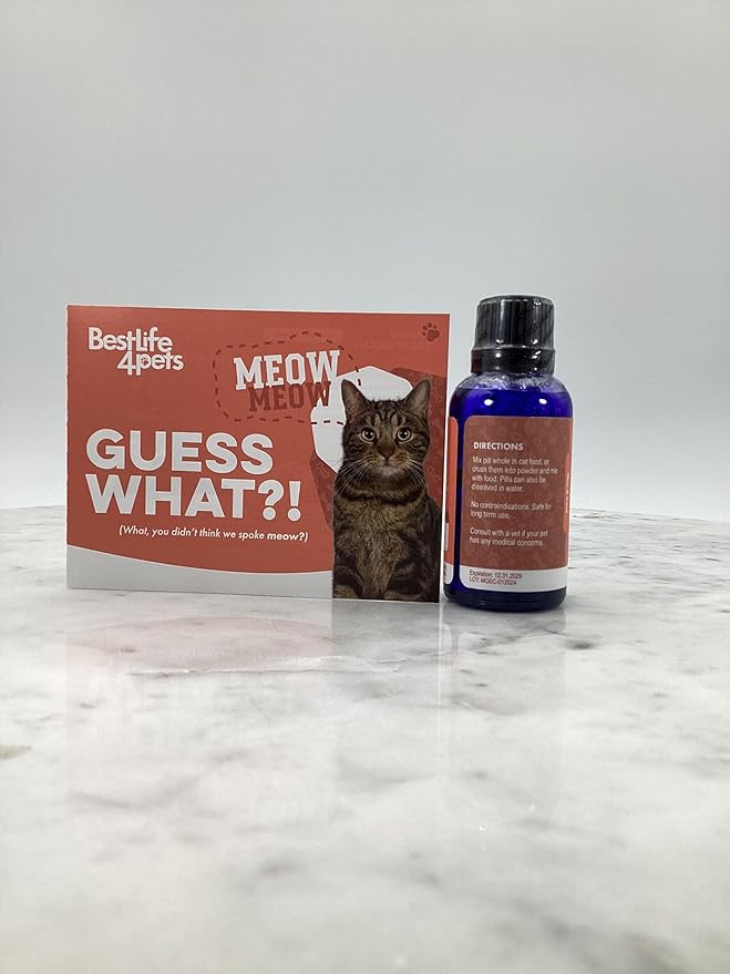 Mange Support & Cat Itchy Skin Relief, Naturally Reduces Shedding, Excessive Grooming and Ear Mites in Cats and Kittens, Eases Red Sores and Dry Skin, Promotes Healthy Coat (800 Small, Odorless Pills)