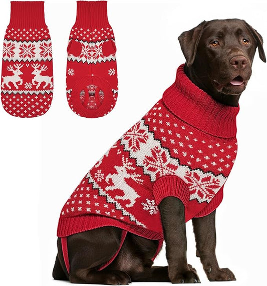 Dog Sweater Small Winter Clothes Sweaters pet Warm Puppy Medium Fleece Soft Turtleneck Pullover Large Girl Frenchie Clothes Puppy Clothes for Small Dogs Girl
