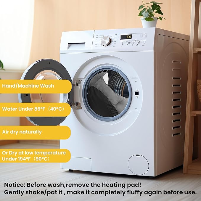 Heated Cat Bed Indoor for Cats & Small Dogs - Winter Warm Plush Round Pets Heating Bed, Ultra-Soft Velvet & Cotton Thermal Heated Dogs Bed for Cold Weather, Overheat Protection for Pets (20x20 Inch)