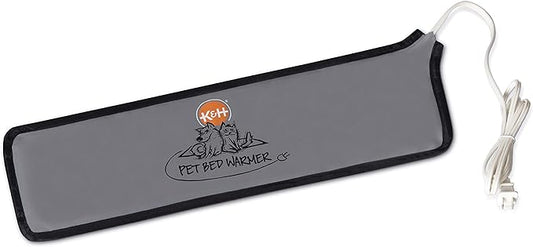 K&H Pet Products Pet Bed Warmer, Turn Any Pet Bed Into a Heated Cat or Dog Bed, Waterproof Indoor Heated Warming Pad Insert, Automatic Temperature, Safety Listed - Medium 20.5 X 6.75in Gray