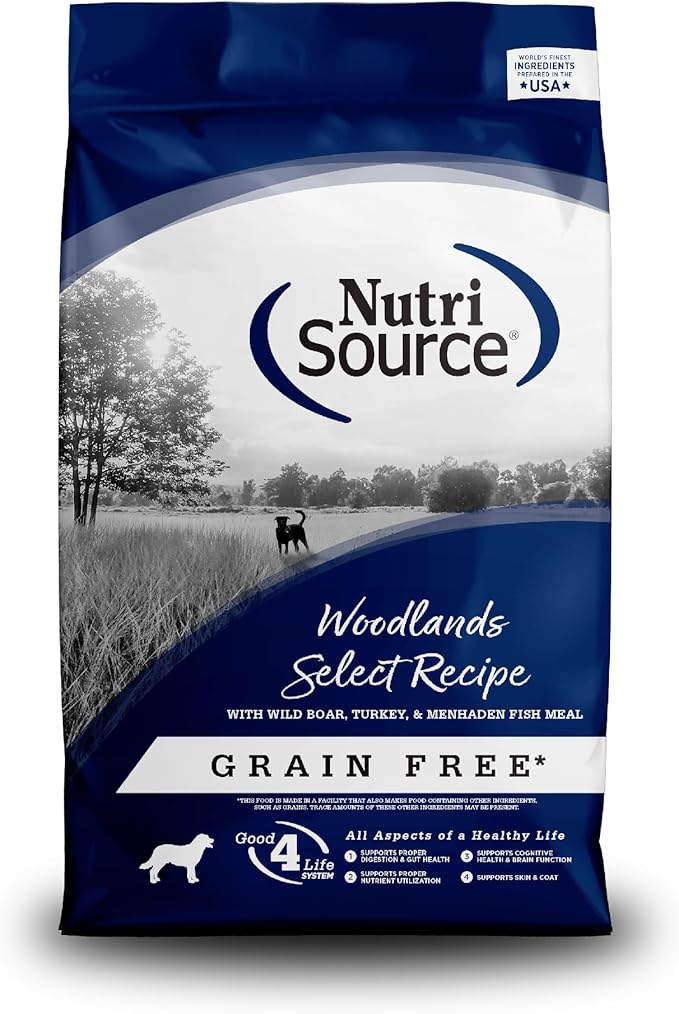 Nutrisource Grain Free Woodlands Select Beef & Trout For Dogs, 5-Pound