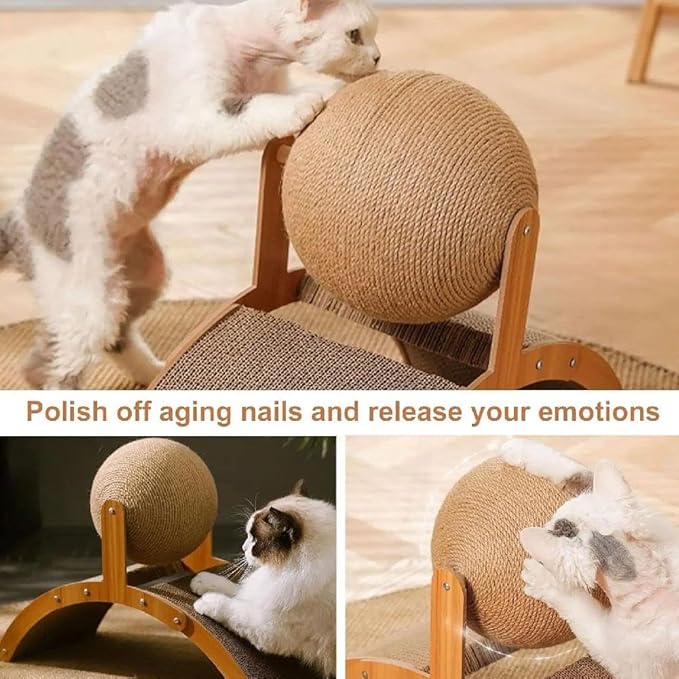 Scratch pad for Cats，cat Scratching Post，Cardboard cat Scratcher，Kitten Scratcher，sisal cat Scratching Board，cat Scratch pad-FANJUN-AMTECH