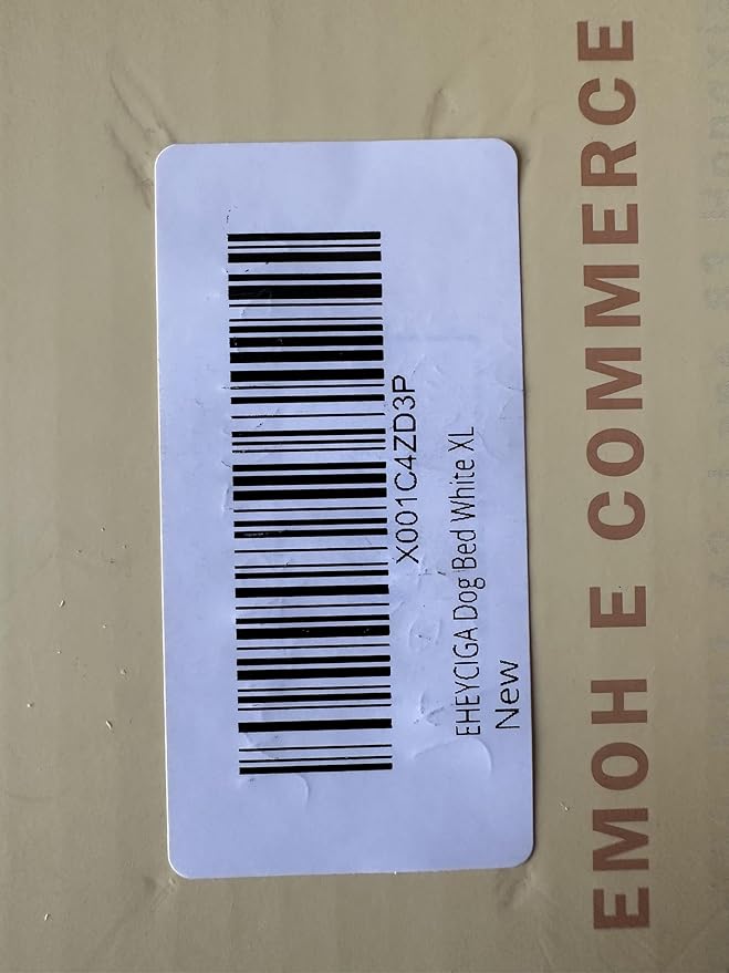 EHEYCIGA Orthopedic XL Dog Beds for Extra Large Dogs with Removable Washable Cover for Crate, Beige, 41x27