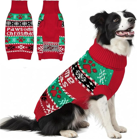 Dog Sweater Small Winter Clothes Sweaters pet Warm Puppy Medium Fleece Soft Turtleneck Pullover Large Girl Frenchie Clothes Puppy Clothes for Small Dogs Girl